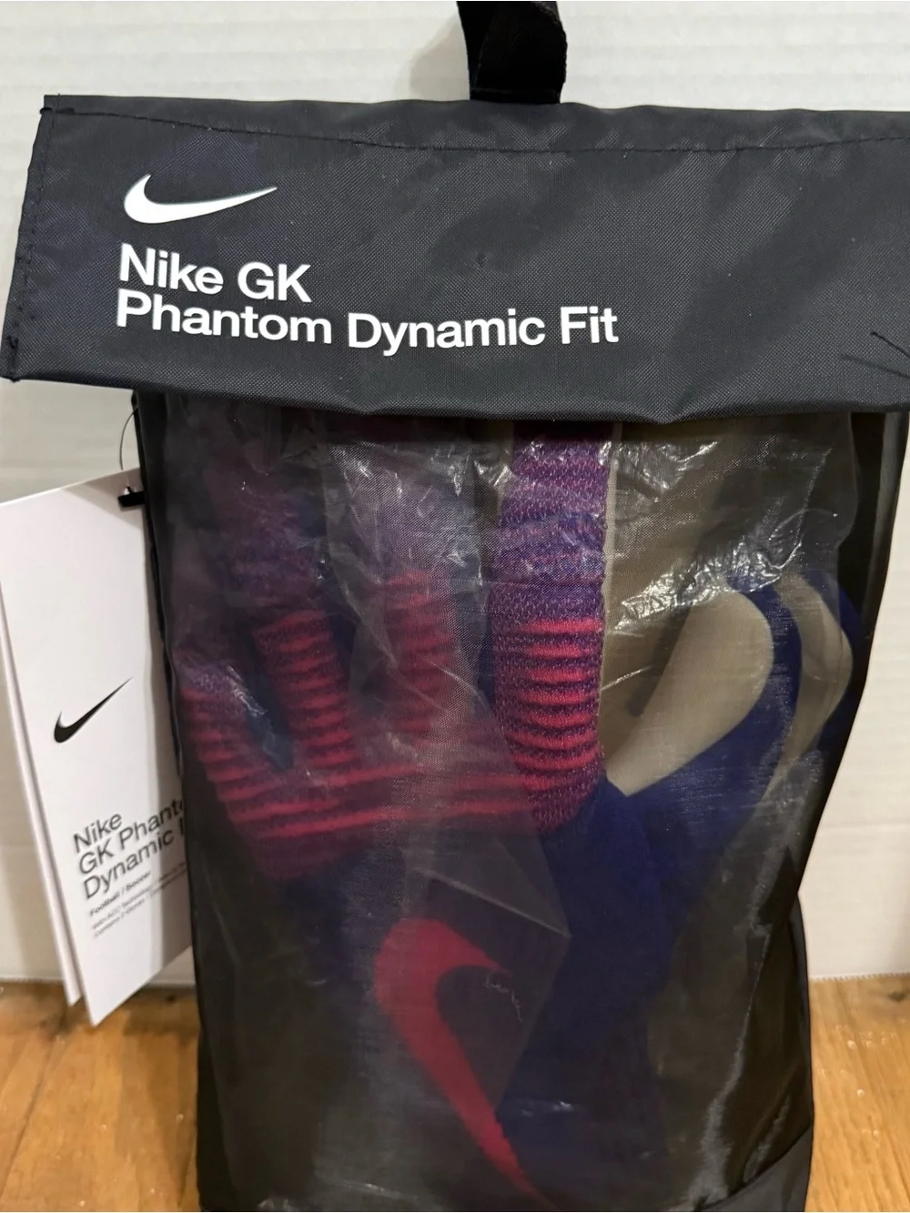 Nike Phantom Dynamic Fit Goalkeeper Soccer Gloves Blue Size 9 [IF8190-458]